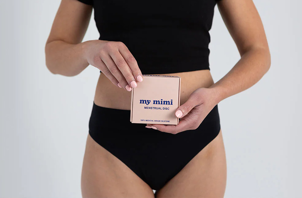 my mimi reusable menstrual disc and period care